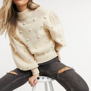 ASOS BRAND NEW KNIT POMPOM